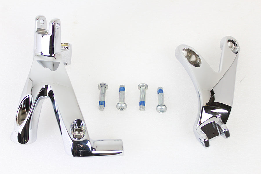 Standard Forward Control Mount Kit Chrome