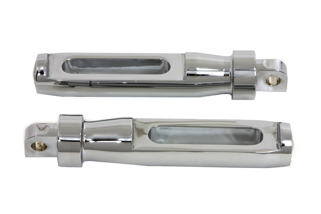 Chrome Batique Style Footpeg Set
