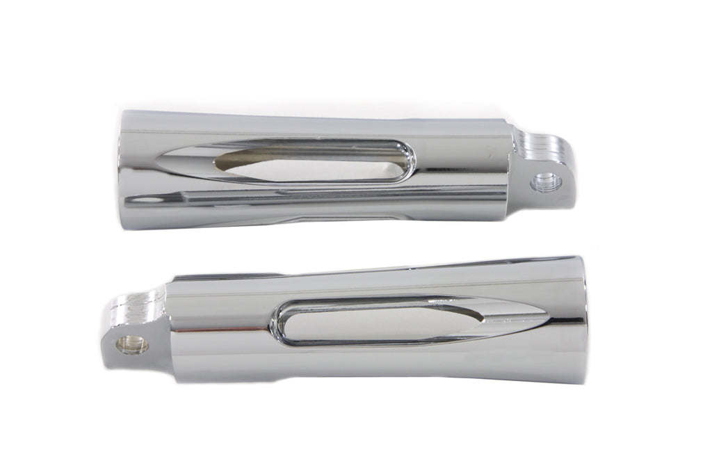 Chrome Milled Style Footpeg Set