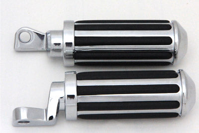 Chrome Railer Style Footpeg Set