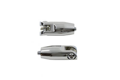 Chrome Passenger Footpeg Mount Set