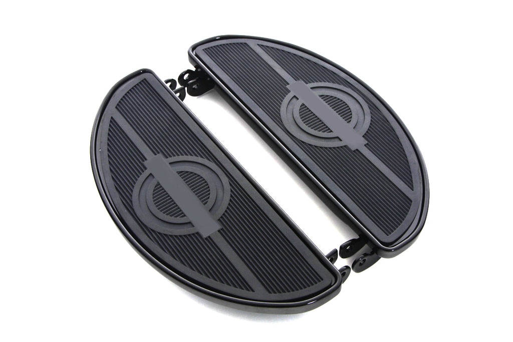 Black Driver Half Moon Footboard Set