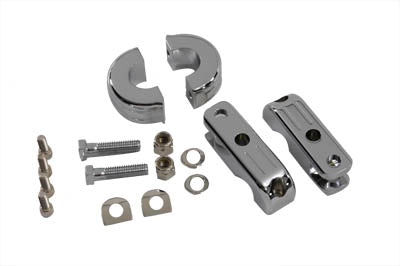 Chrome Billet Footpeg Mount