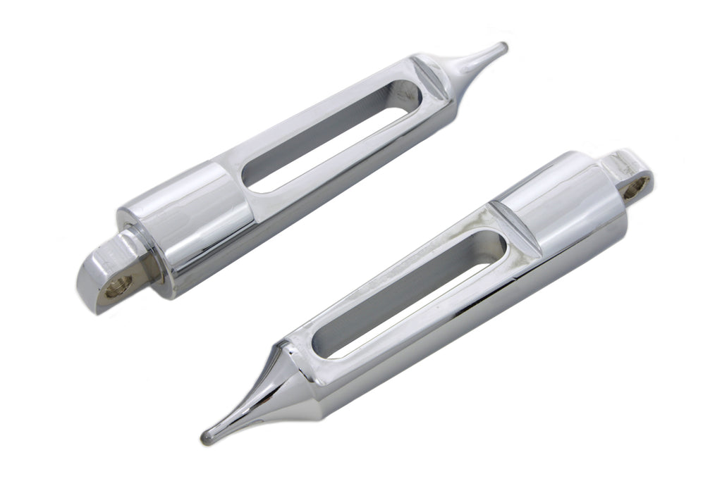 Chrome Dagger Slot Footpeg Set