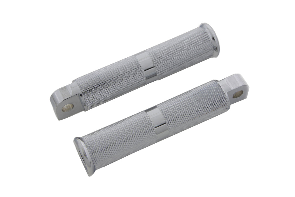 Chrome Hollow Knurled Footpeg Set