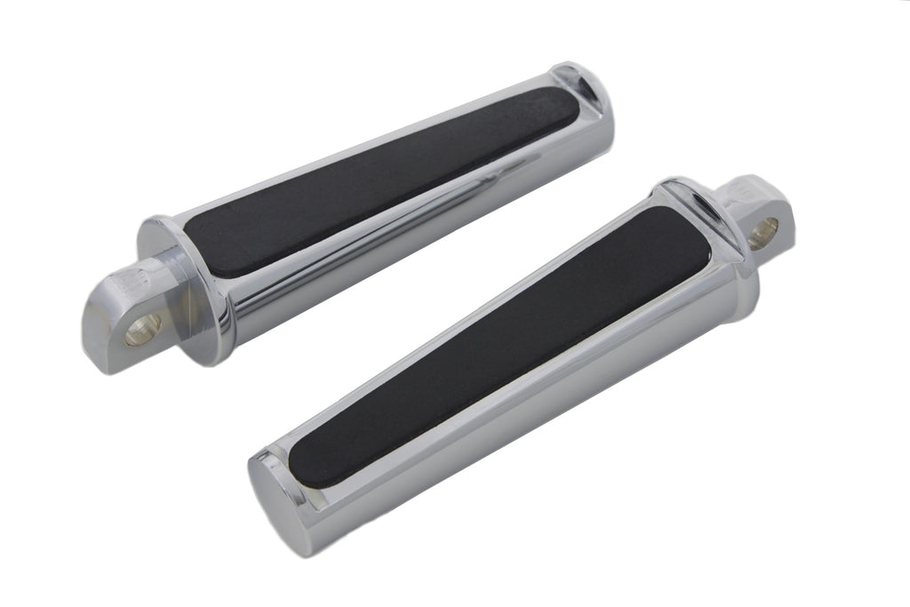 Chrome Taper Vibra Cushion Peg Footpeg Set