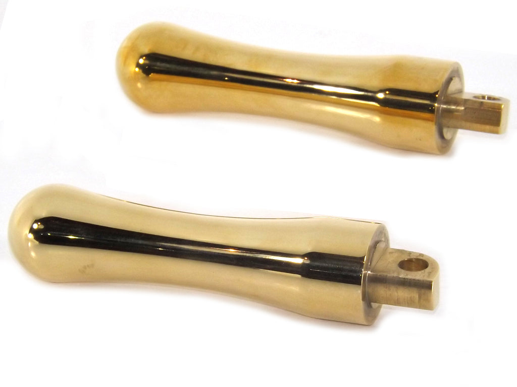 Brass Contour Footpeg Set