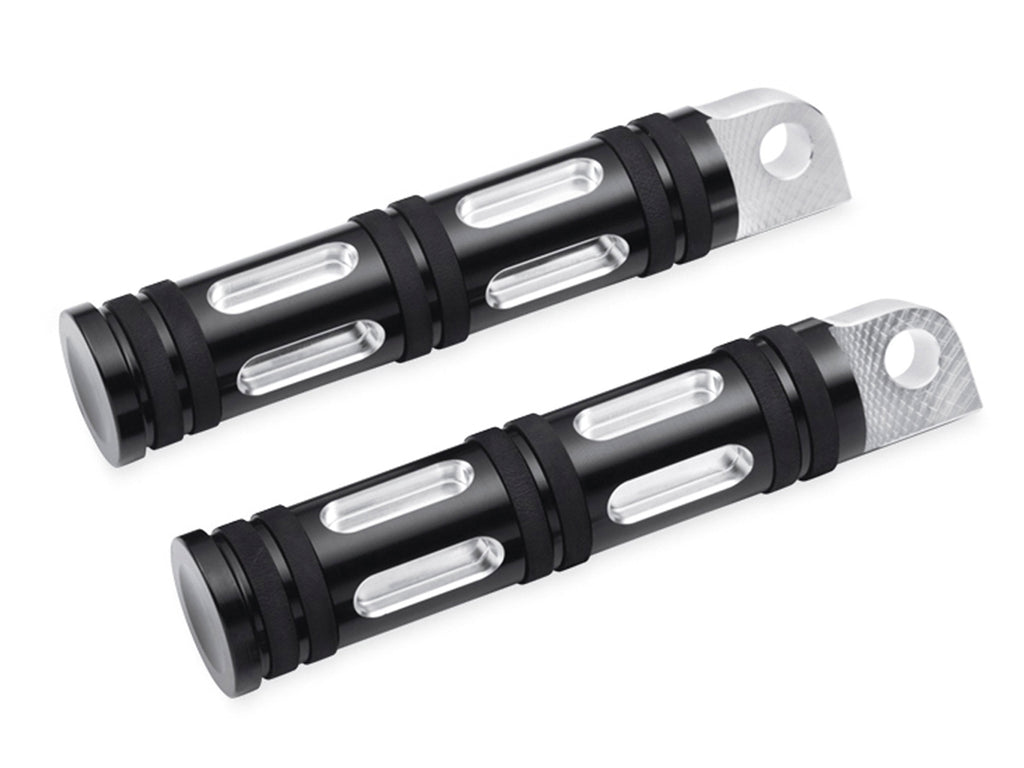 Black Edge Cut Footpeg Set