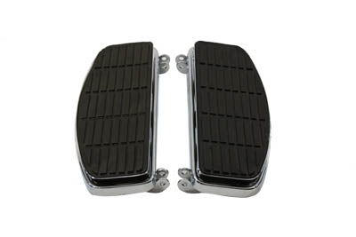 Driver Chrome 'D' Shape Footboard Set