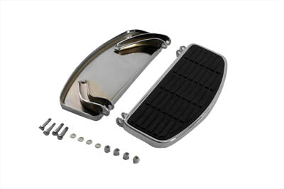 Driver Chrome 'D' Shape Footboard Set