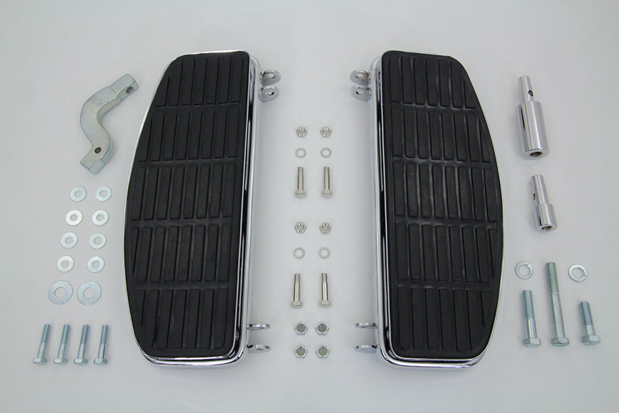 Driver Chrome 'D' Shape Footboard Set Chrome
