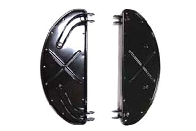 Replica Driver Half Moon Shape Footboard Set Black