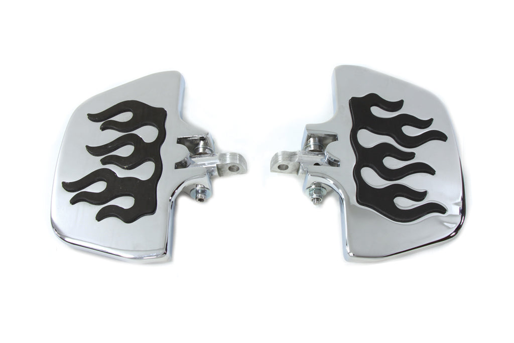 Passenger Mini Footboard Set with Flame Design