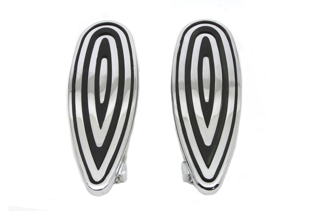 Billet Footboard Set Chrome