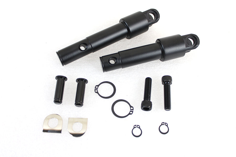 Straight Down Drag Pipe Set Black