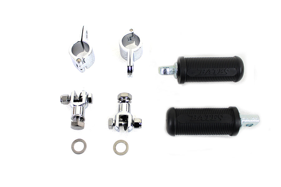 Bates Clamp on Footpeg Set
