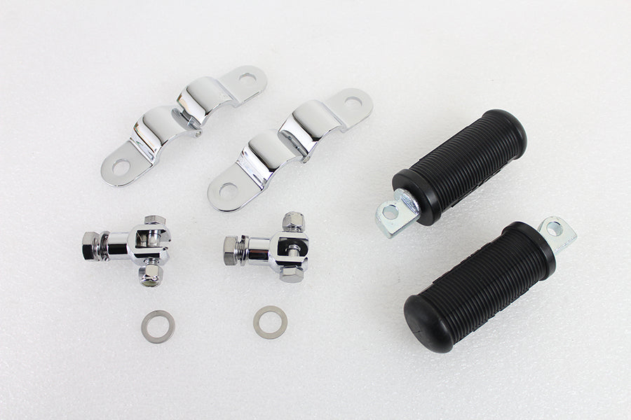 Straight Down Drag Pipe Set Chrome