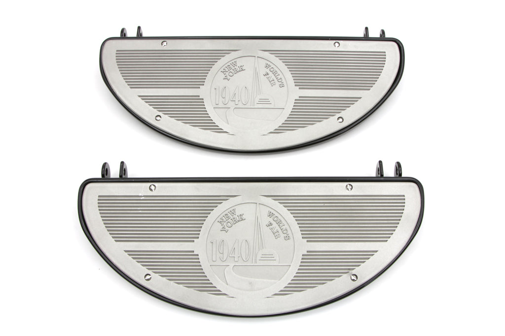Black Driver Half Moon Footboard Kit