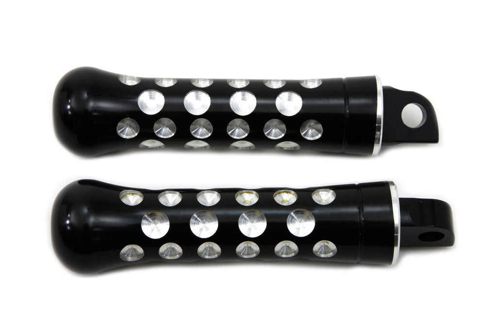 Black Contour Agostinni Footpeg Set