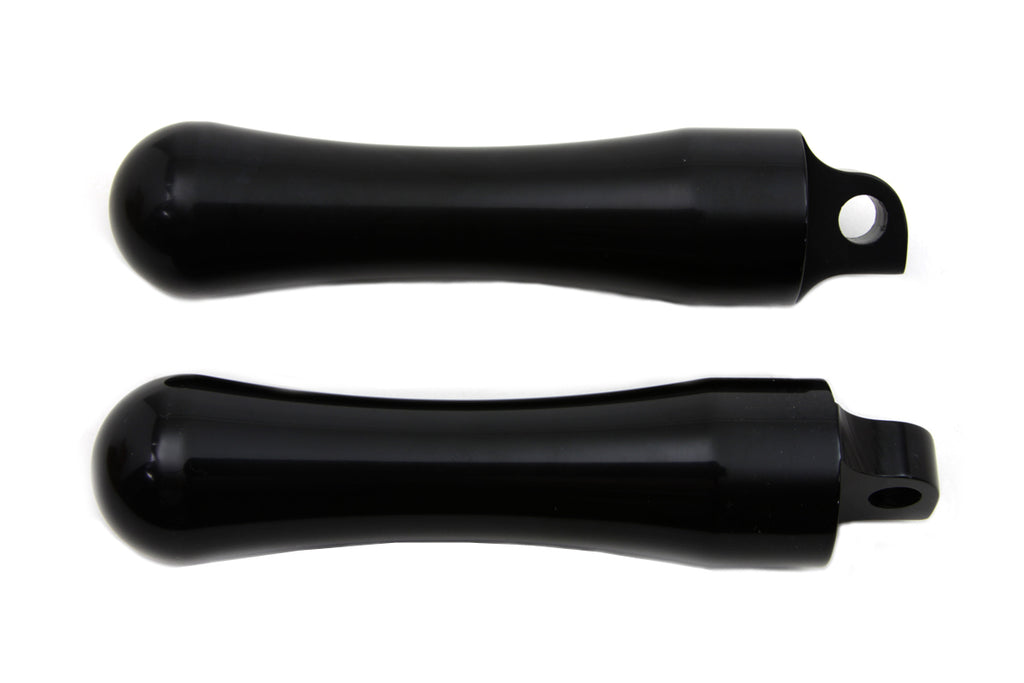 Black Contour End Footpeg Set