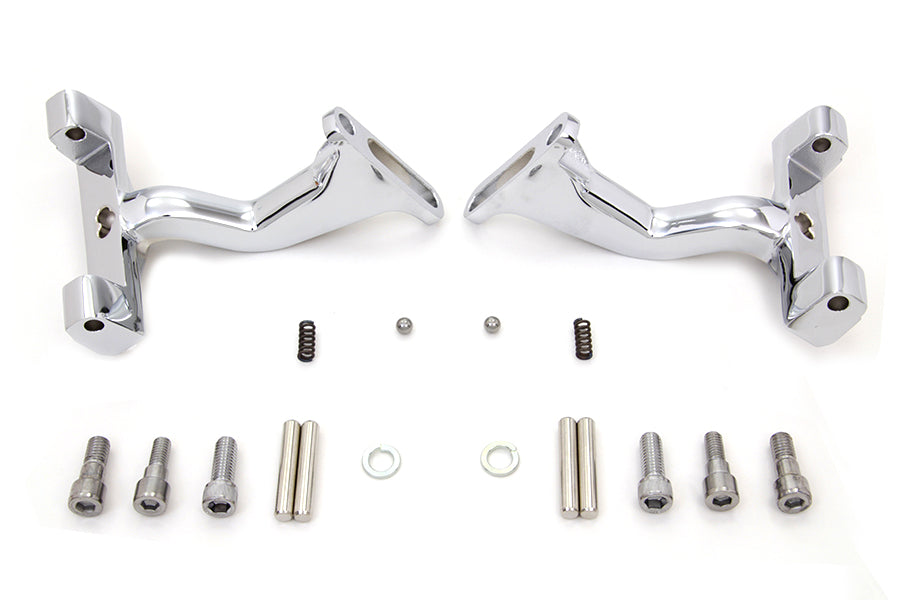 Chrome Reduced Reach Passenger Footboard Mount Kit