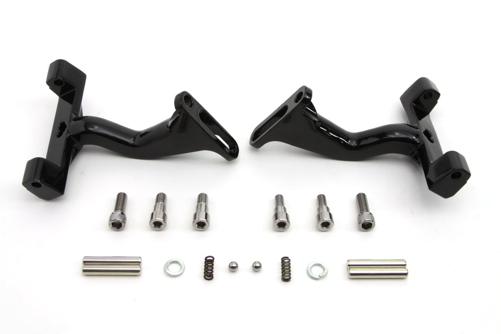 Black Reduced Reach Passenger Footboard Mount Kit