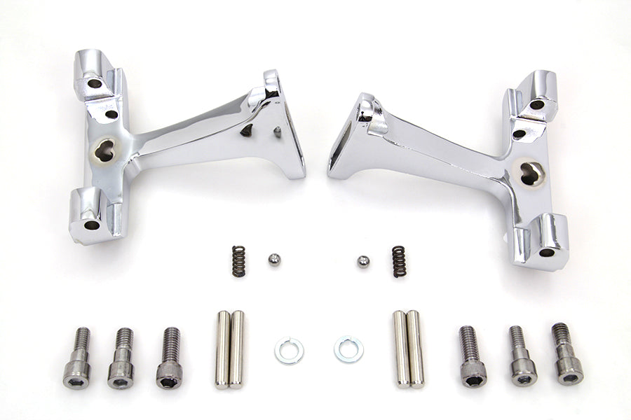 Chrome Passenger Footboard Mount Kit