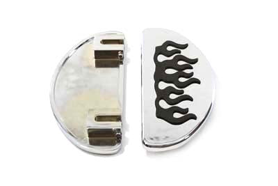 Driver Footboard Set with Flame Design