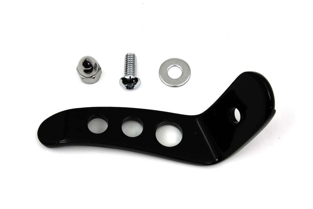 Black Kickstand Extension with Decorative Hole Pattern