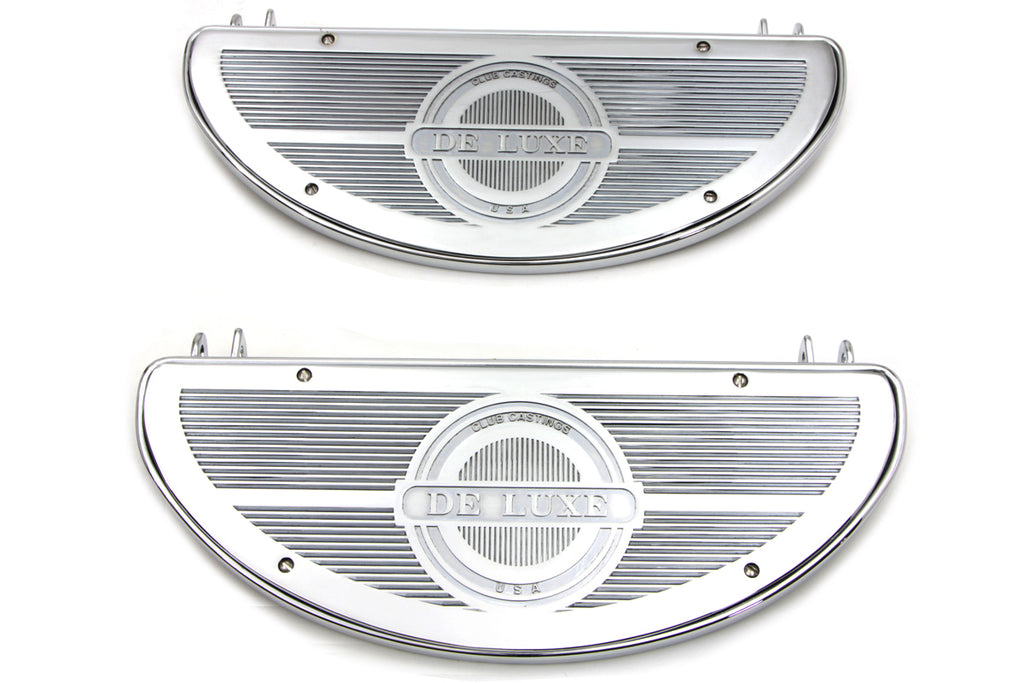 Chrome Replica Driver Half Moon Footboard Set