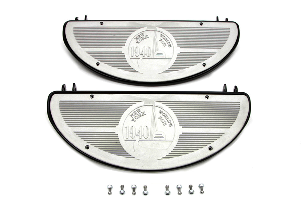 Black Replica Driver Half Moon Footboard Set