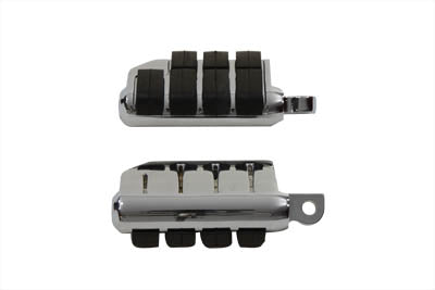 16 Turn Out Muffler Set Chrome