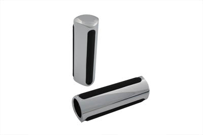 Chrome Delta Style Grip Set