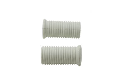 Driver Footpeg Rubber Set White