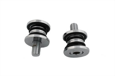 Flush Mount Top Triple Tree Bushing Kit Chrome