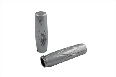 Billet Diamond Style Grip Set