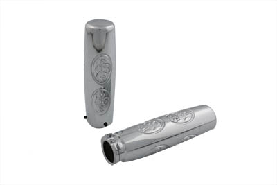 Billet Skull Style Grip Set