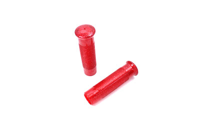 Red Metal Flake Grip Set