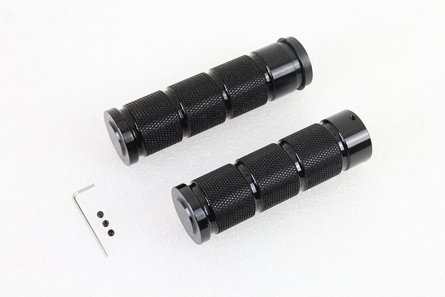 Black Retro Throttle by Wire Grip Set