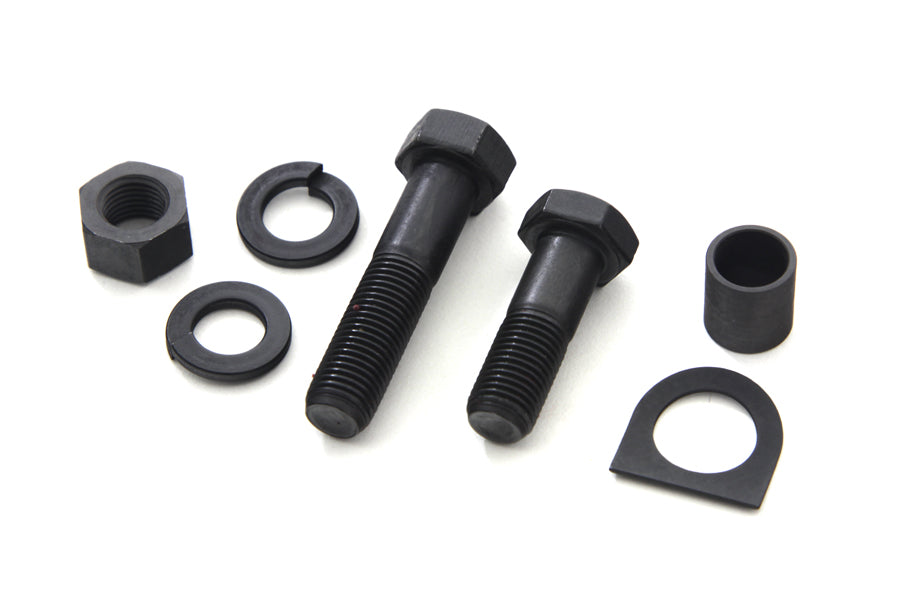 Parkerized Starter Crank and Kick Starter Pedal Mounting Kit