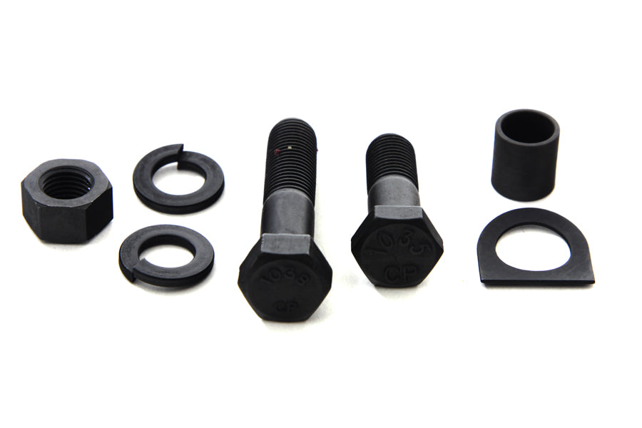 Parkerized Starter Crank and Kick Starter Pedal Mounting Kit