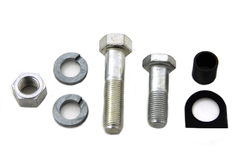 Cadmium Starter Crank and Kick Starter Pedal Mounting Kit