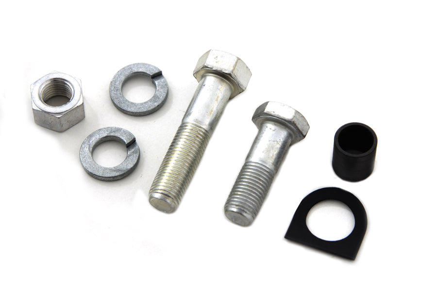 Cadmium Starter Crank and Kick Starter Pedal Mounting Kit
