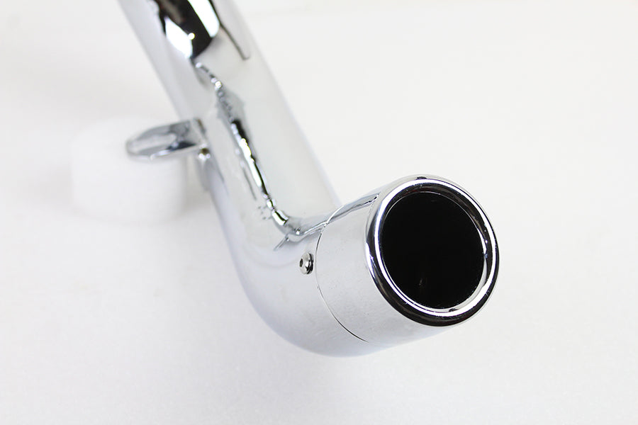 FLT 2:1 Lake Style Exhaust System Chrome