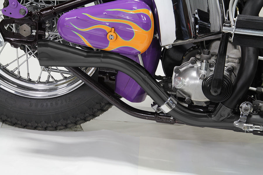 Bobber Style Muffler Upsweep Raw