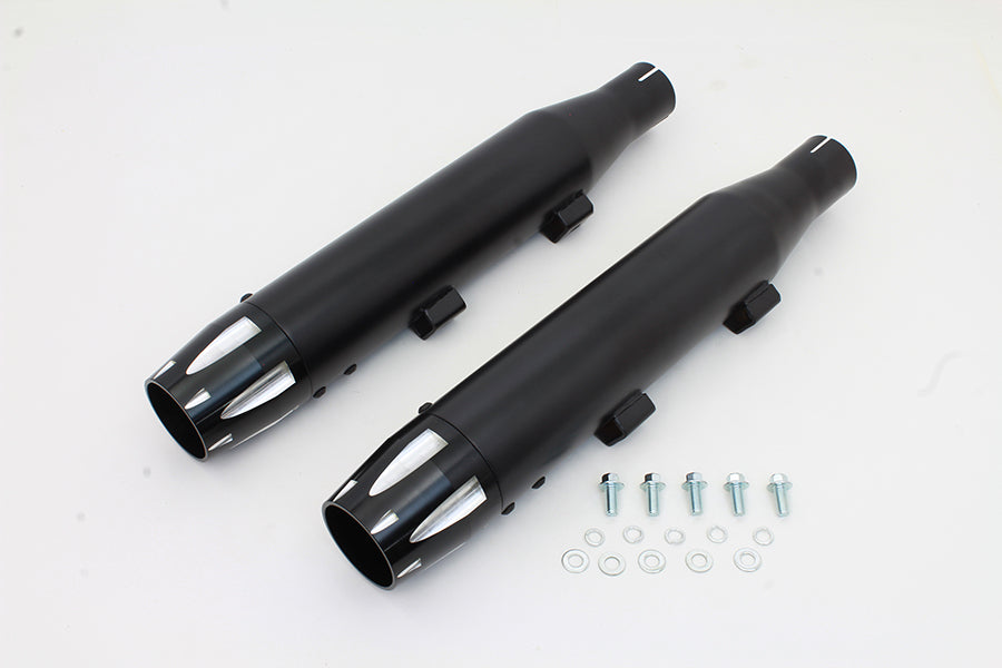 Black Highlighted Revolver Tip Muffler Set
