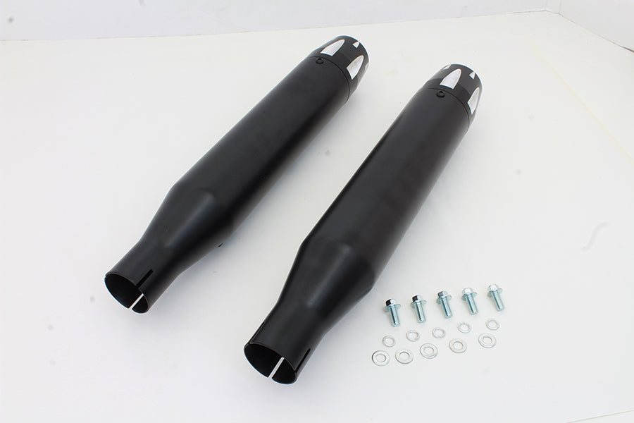 Black Highlighted Revolver Tip Muffler Set