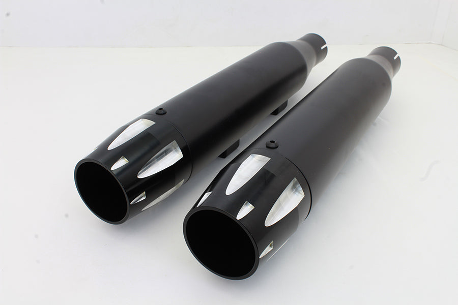 Black Highlighted Revolver Tip Muffler Set