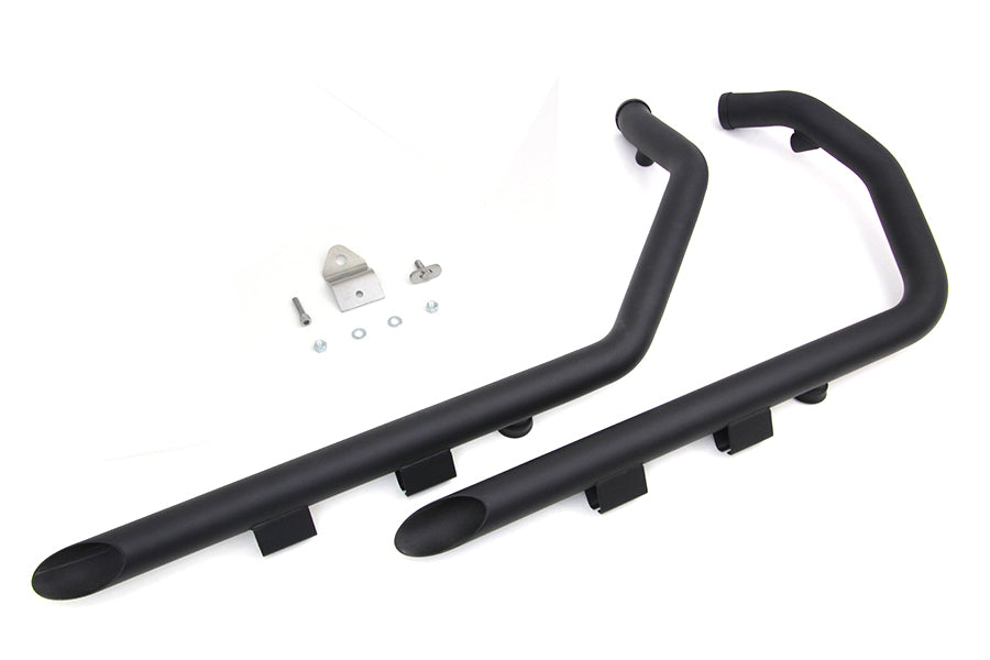 Wyatt Gatling Exhaust Drag Pipe Set Slash Cut Ends