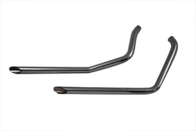 Exhaust Drag Pipe Set Slash Cut Ends